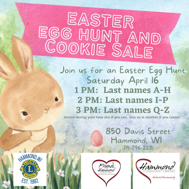 Easter Egg Hunt, April 16