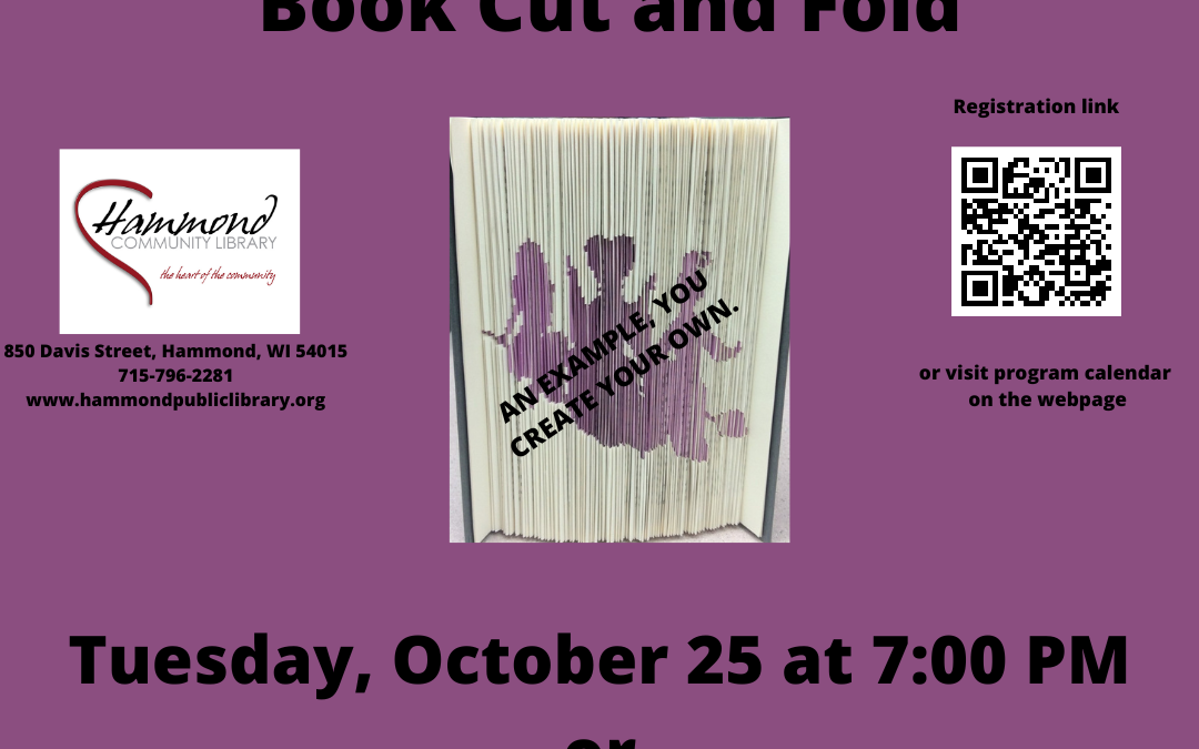 DIY: Book Cut and Fold (Halloween/Fall)
