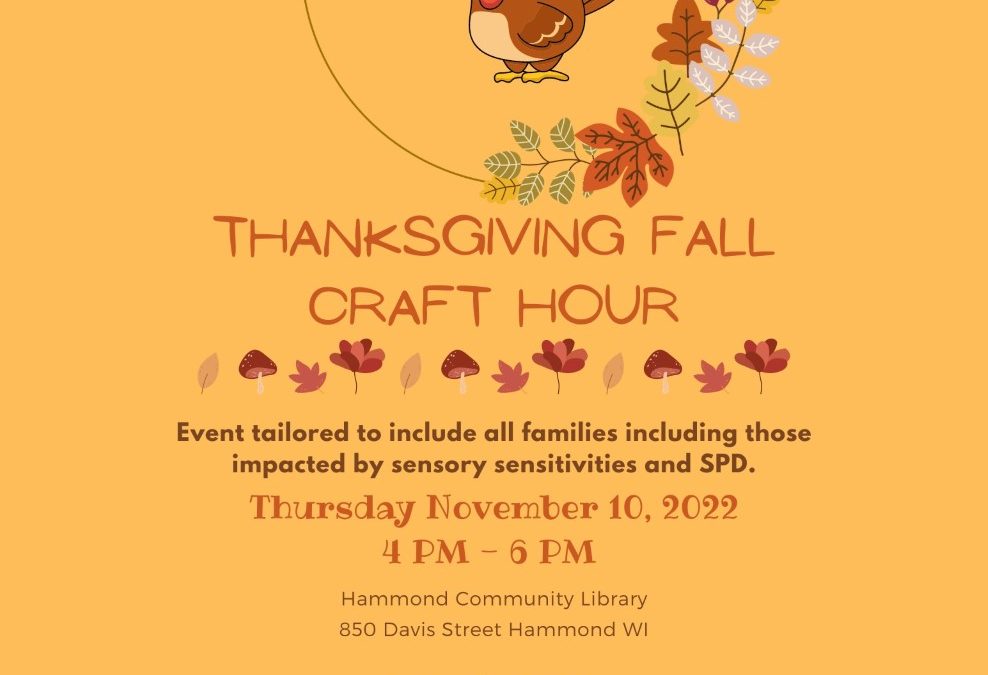 Thanksgiving Fall Craft Hour
