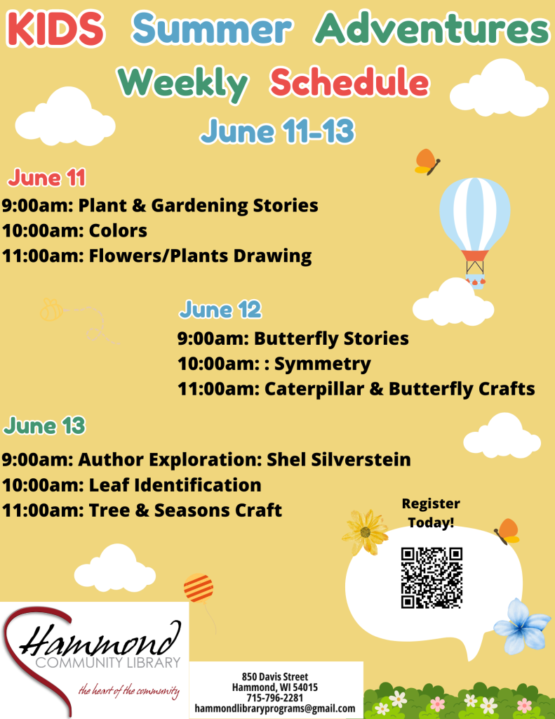Week two of Summer Adventures, June 11-13
